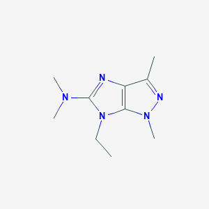 6-Ethyl-N,N,1,3-tetramethyl-1,6-dihydroimidazo[4,5-c]pyrazol-5-amine