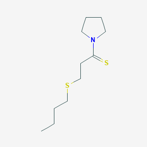 3-(Butylthio)-1-(pyrrolidin-1-yl)propane-1-thione