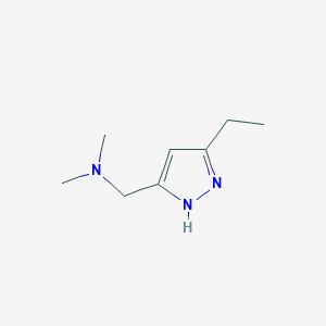 1-(5-Ethyl-1H-pyrazol-3-yl)-N,N-dimethylmethanamine