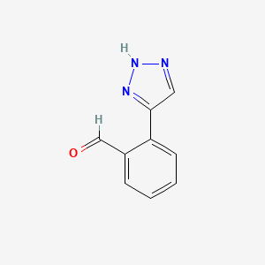 2-(1H-1,2,3-Triazol-5-yl)benzaldehyde