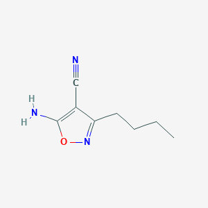 5-Amino-3-butylisoxazole-4-carbonitrile