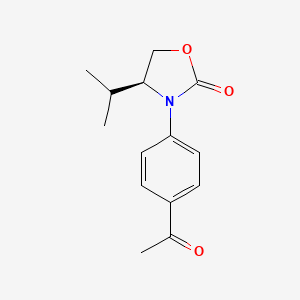 (S)-3-(4-Acetylphenyl)-4-isopropyloxazolidin-2-one