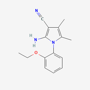 2-Amino-1-(2-ethoxyphenyl)-4,5-dimethyl-1H-pyrrole-3-carbonitrile