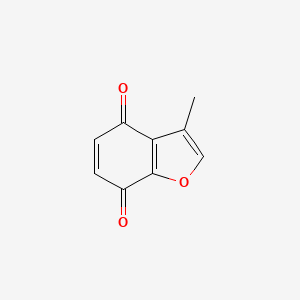 molecular formula C9H6O3 B12869382 3-Methylbenzofuran-4,7-dione 