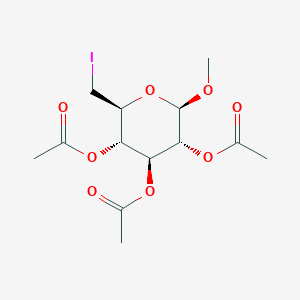 Methyl 2,3,4-tri-o-acetyl-6-deoxy-6-iodo-beta-d-glucopyranoside