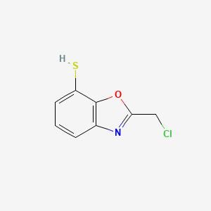 2-(Chloromethyl)-7-mercaptobenzo[d]oxazole