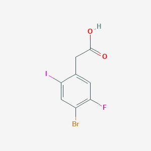 4-Bromo-5-fluoro-2-iodophenylacetic acid