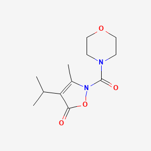 4-isopropyl-3-methyl-2-(morpholine-4-carbonyl)isoxazol-5(2H)-one