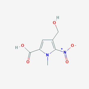 4-(Hydroxymethyl)-1-methyl-5-nitro-1H-pyrrole-2-carboxylic acid