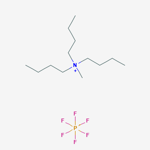 molecular formula C13H30F6NP B12869588 N,N-Dibutyl-N-methylbutan-1-aminium hexafluorophosphate(V) 