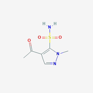 4-Acetyl-1-methyl-1H-pyrazole-5-sulfonamide