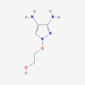 2-((3,4-Diamino-1H-pyrazol-1-yl)oxy)ethanol