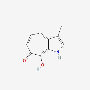 7-Hydroxy-3-methylcyclohepta[b]pyrrol-8(1H)-one