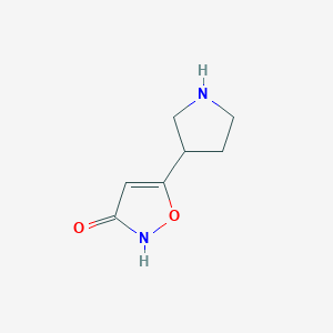 5-(Pyrrolidin-3-yl)isoxazol-3(2H)-one