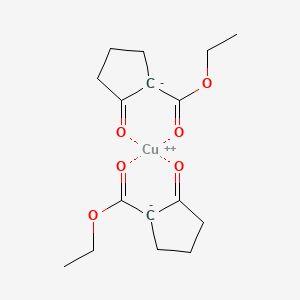 Copper, bis(ethyl 2-oxocyclopentanecarboxylato-O1',O2)-