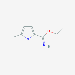 Ethyl 1,5-dimethyl-1H-pyrrole-2-carbimidate