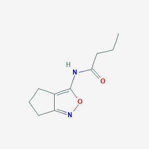 N-(5,6-Dihydro-4H-cyclopenta[c]isoxazol-3-yl)butyramide