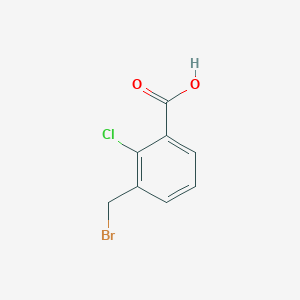 molecular formula C8H6BrClO2 B1286988 3-(Bromomethyl)-2-chlorobenzoic acid CAS No. 89540-41-0