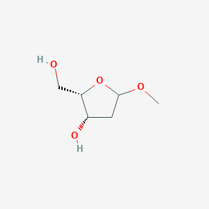 (2S,3S)-2-(Hydroxymethyl)-5-methoxytetrahydrofuran-3-ol