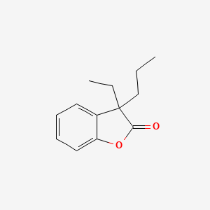 molecular formula C13H16O2 B12869901 3-Ethyl-3-propylbenzofuran-2(3H)-one 