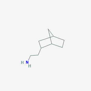 molecular formula C9H17N B1286991 2-(Bicyclo[2.2.1]heptan-2-yl)ethanamine CAS No. 90949-06-7