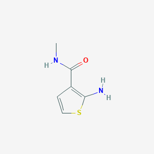 molecular formula C6H8N2OS B1286994 2-amino-N-methylthiophene-3-carboxamide CAS No. 252963-49-8