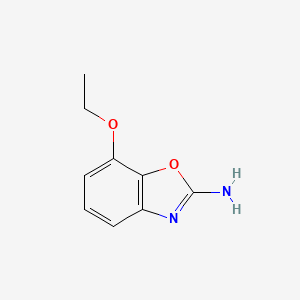 molecular formula C9H10N2O2 B12869945 7-Ethoxybenzo[d]oxazol-2-amine 