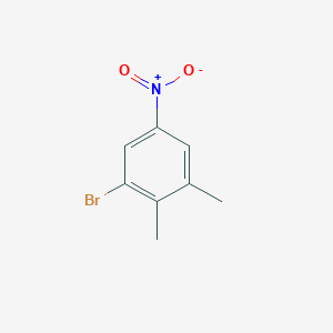 molecular formula C8H8BrNO2 B1286995 1-Bromo-2,3-dimethyl-5-nitrobenzene CAS No. 22162-22-7