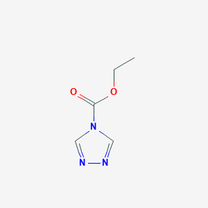 molecular formula C5H7N3O2 B12869962 Ethyl 4H-1,2,4-triazole-4-carboxylate 