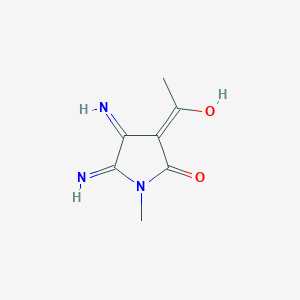 3-Acetyl-4-amino-5-imino-1-methyl-1H-pyrrol-2(5H)-one