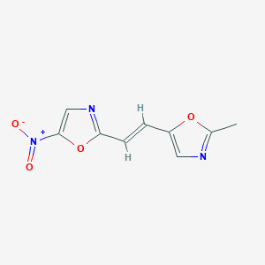 2-Methyl-5-(2-(5-nitrooxazol-2-yl)vinyl)oxazole