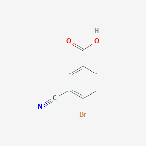 molecular formula C8H4BrNO2 B1286999 4-Bromo-3-cyanobenzoic acid CAS No. 887757-25-7