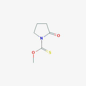 molecular formula C6H9NO2S B12869999 O-methyl 2-oxopyrrolidine-1-carbothioate 