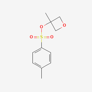 molecular formula C11H14O4S B12870014 (3-Methyloxetan-3-yl) 4-methylbenzenesulfonate 