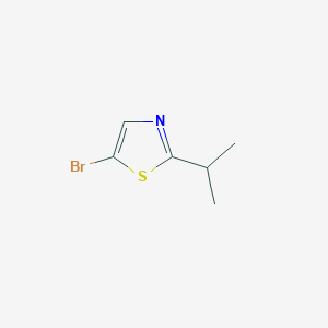 molecular formula C6H8BrNS B1287002 5-Bromo-2-isopropylthiazole CAS No. 1086382-46-8