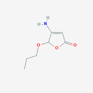 4-Amino-5-propoxyfuran-2(5H)-one