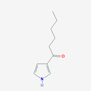 1-Hexanone, 1-(1H-pyrrol-3-yl)-