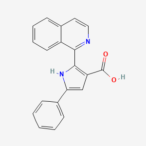 2-(Isoquinolin-1-yl)-5-phenyl-1h-pyrrole-3-carboxylic acid