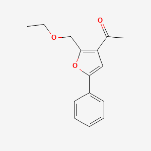 1-(2-(Ethoxymethyl)-5-phenylfuran-3-YL)ethanone