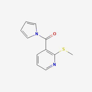 1H-Pyrrole, 1-[[2-(methylthio)-3-pyridinyl]carbonyl]-