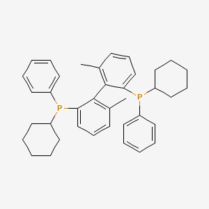 [P(R),P'(R)]-(1S)-(6,6'-Dimethyl-[1,1'-biphenyl]-2,2'-diyl)bis(cyclohexyl(phenyl)phosphine)