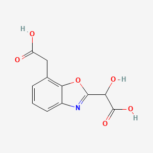 2-(Carboxy(hydroxy)methyl)benzo[d]oxazole-7-acetic acid