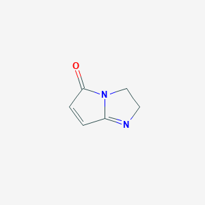 molecular formula C6H6N2O B12870166 2H-Pyrrolo[1,2-a]imidazol-5(3H)-one 