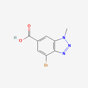 4-Bromo-1-methyl-1H-benzo[d][1,2,3]triazole-6-carboxylic acid