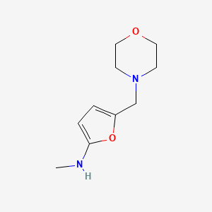 N-Methyl-5-(morpholinomethyl)furan-2-amine