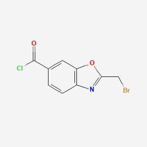 2-(Bromomethyl)benzo[d]oxazole-6-carbonyl chloride