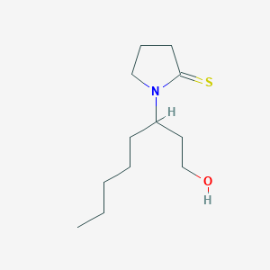 1-(1-Hydroxyoctan-3-yl)pyrrolidine-2-thione