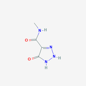 5-hydroxy-N-methyl-1H-1,2,3-triazole-4-carboxamide