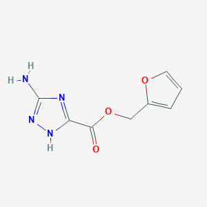 Furan-2-ylmethyl 3-amino-1H-1,2,4-triazole-5-carboxylate