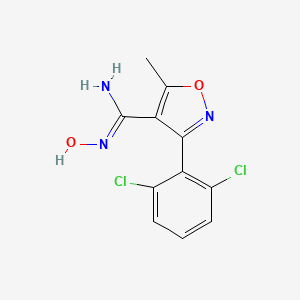 3-(2,6-Dichlorophenyl)-N-hydroxy-5-methylisoxazole-4-carboximidamide